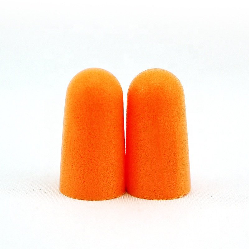 Wholesale Orange Hotel Earplugs SNR 34dB Hearing In-Ear Protection Sponge Sleeping Ear Plugs