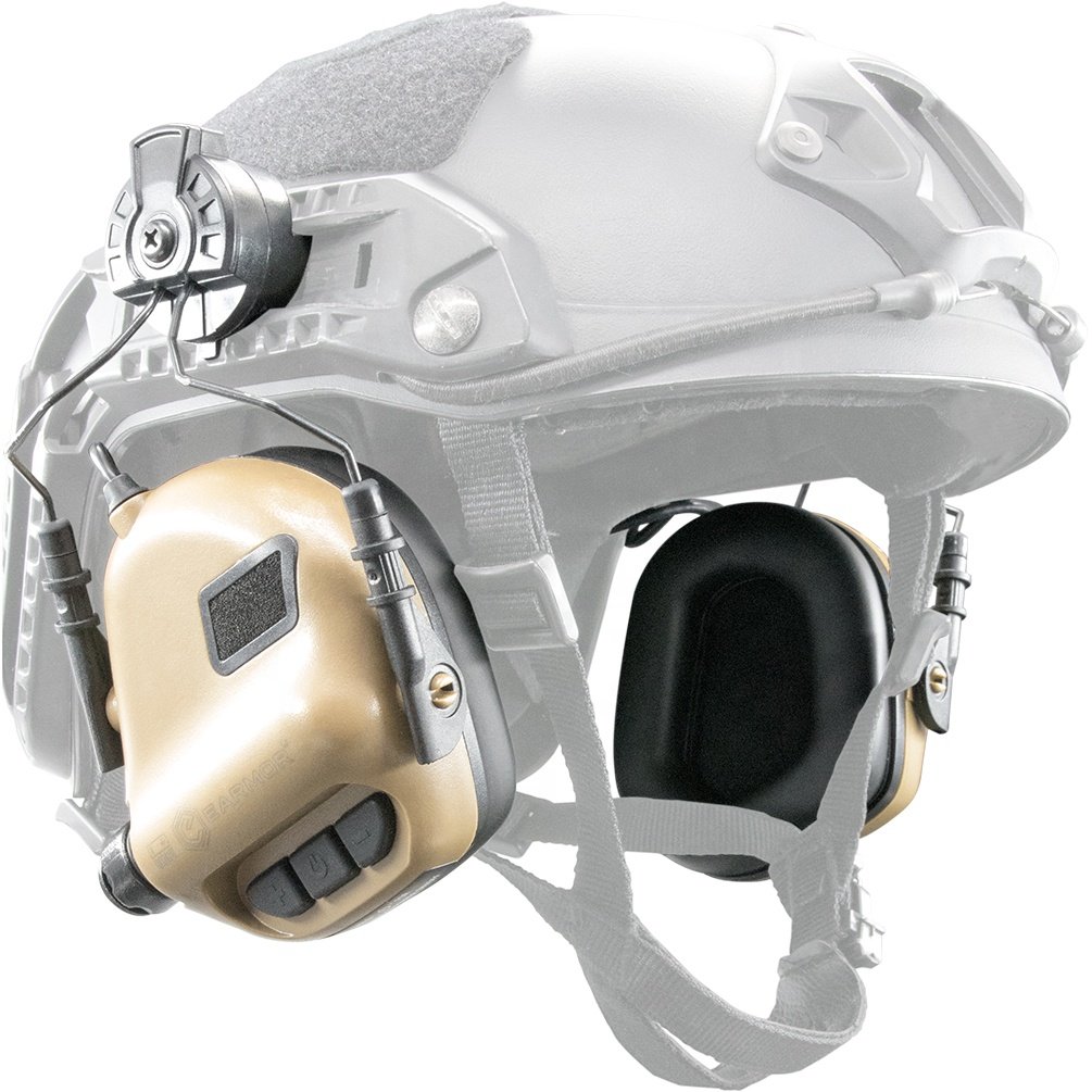 ARC Helmet Rails Tactical personal hearing protection equipment shooting noise reduction industrial safety ear muff