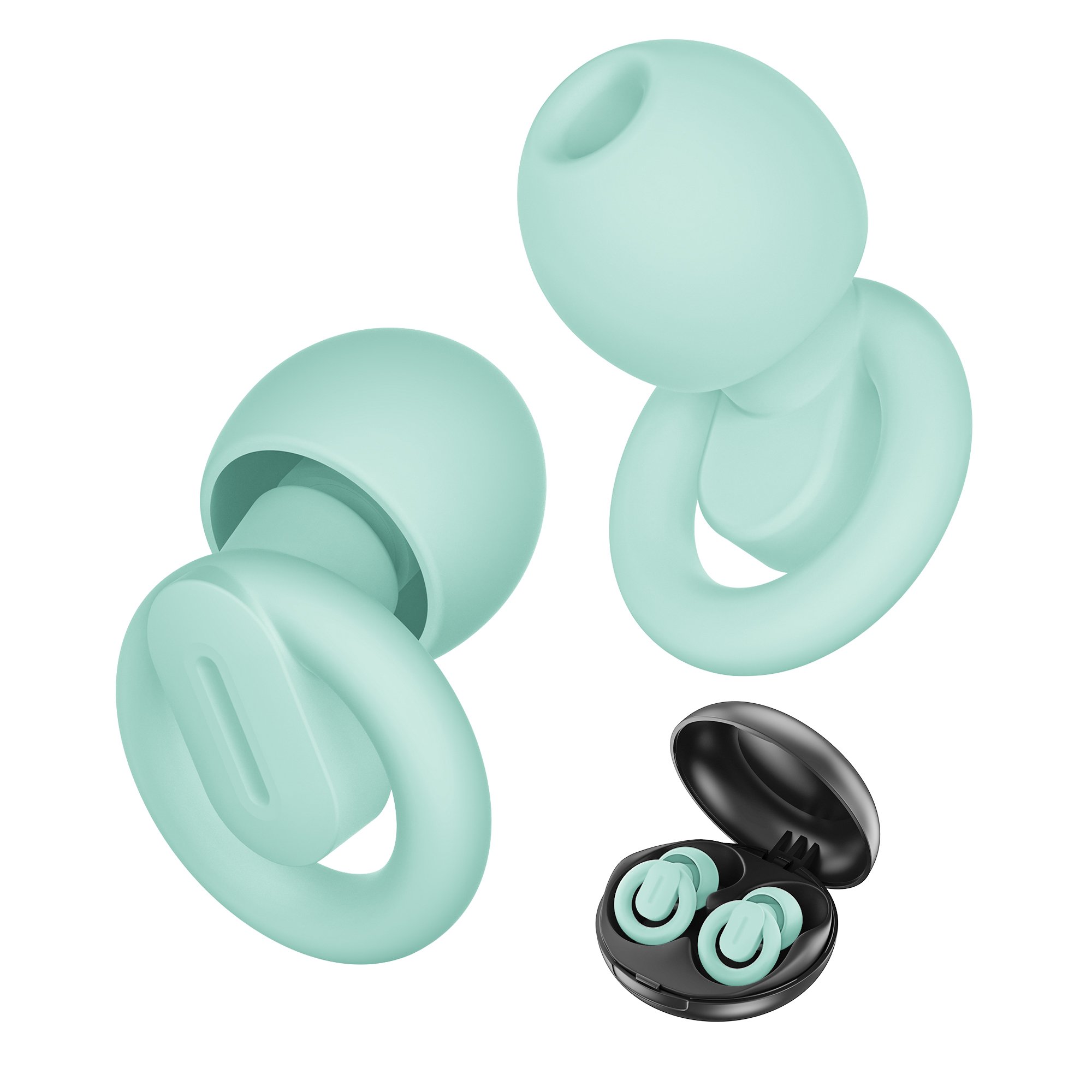 4 pairs Tapones auditivos ear protection noise cancelling high fidelity earplugs silicone ear plugs for noise