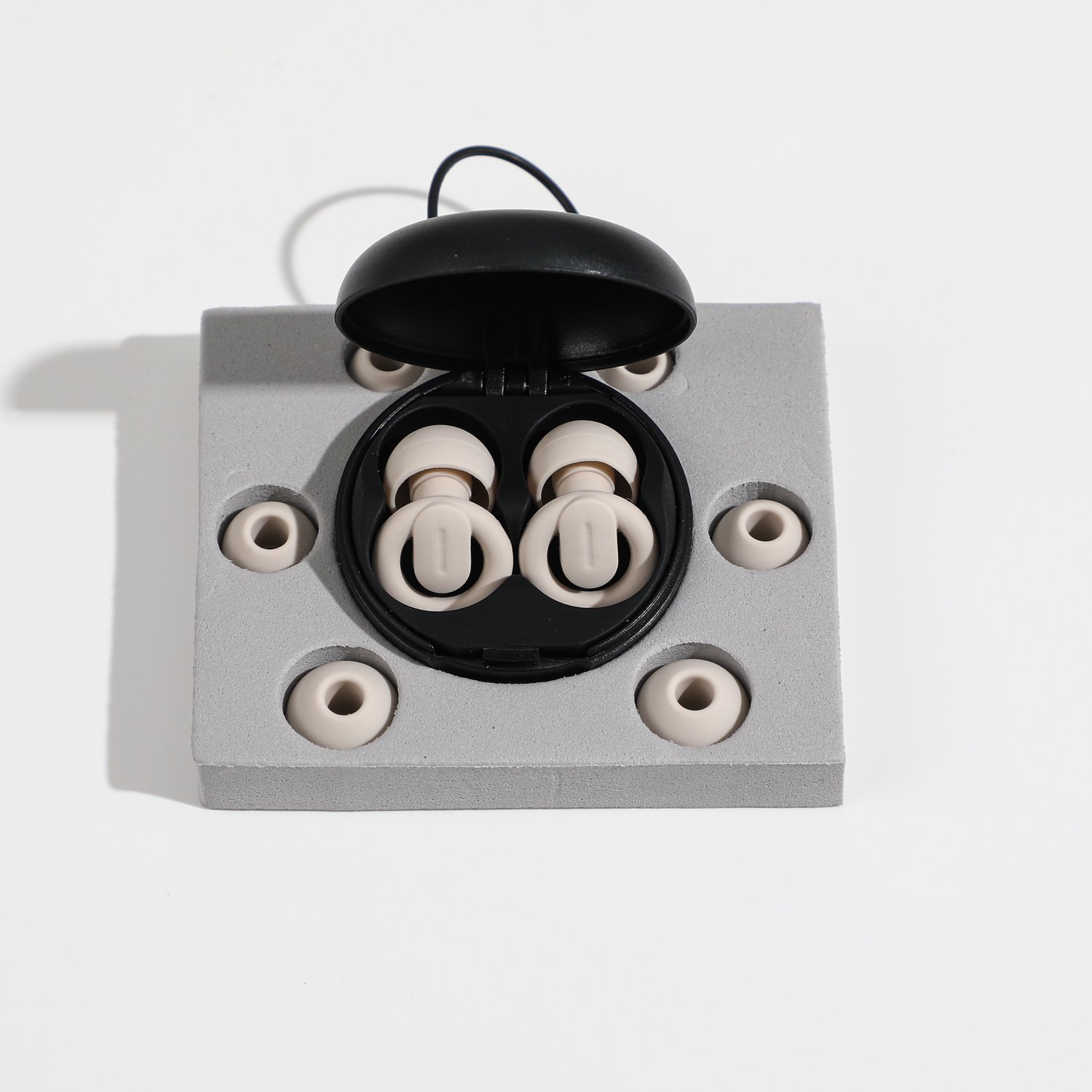 4 pairs Tapones auditivos ear protection noise cancelling high fidelity earplugs silicone ear plugs for noise