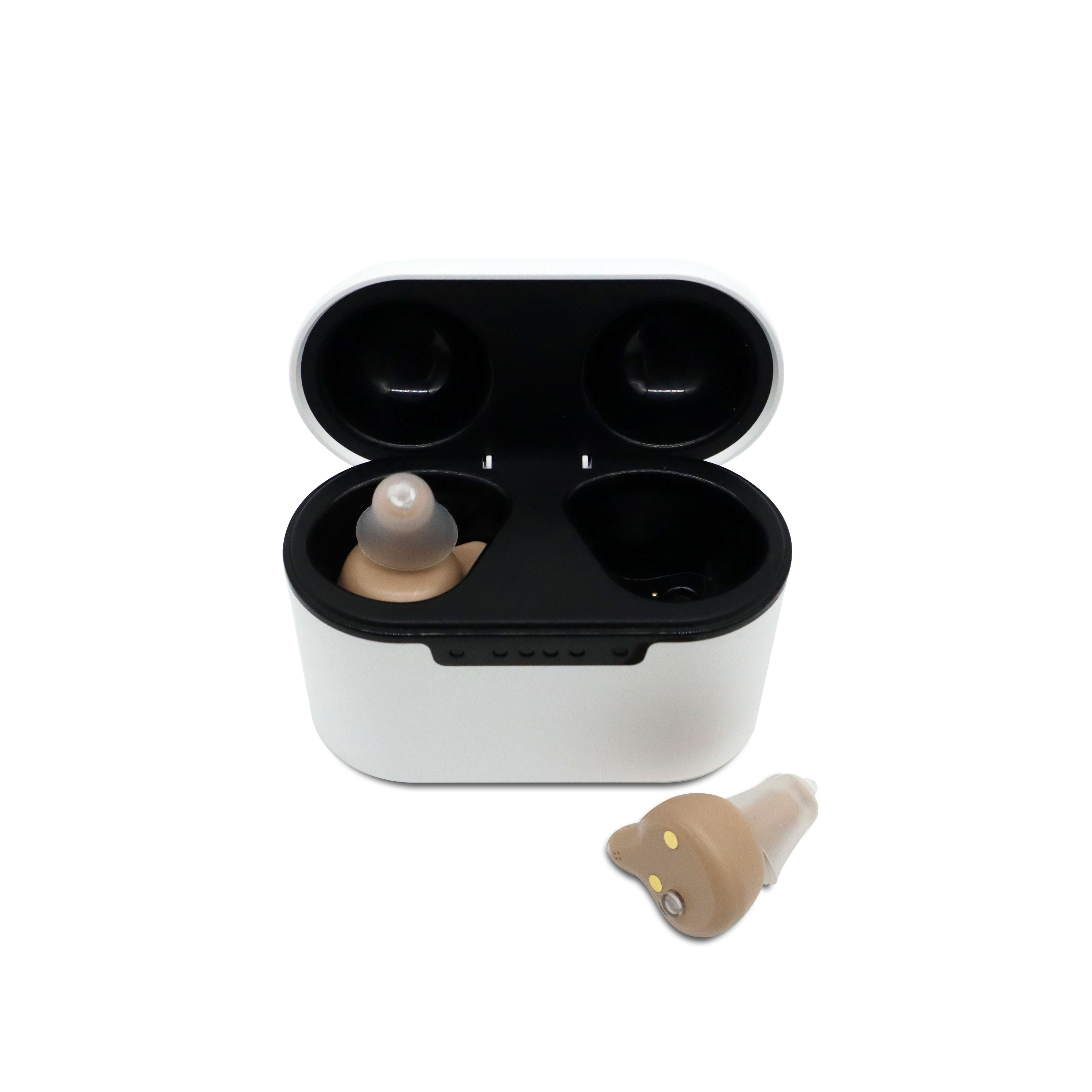 Online Hot Sell For Elderly Deafness Invisible Mini Amplifier Cic Digital Ear Aid Sound Amplifier Rechargeable Hearing Aids