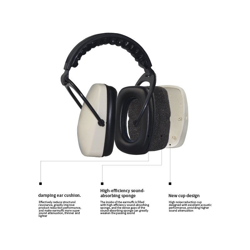Hot Selling Protective Earmuffs Hearing Protection Noise SNR 30dB Cancelling Ear Muffs Various Colors Available
