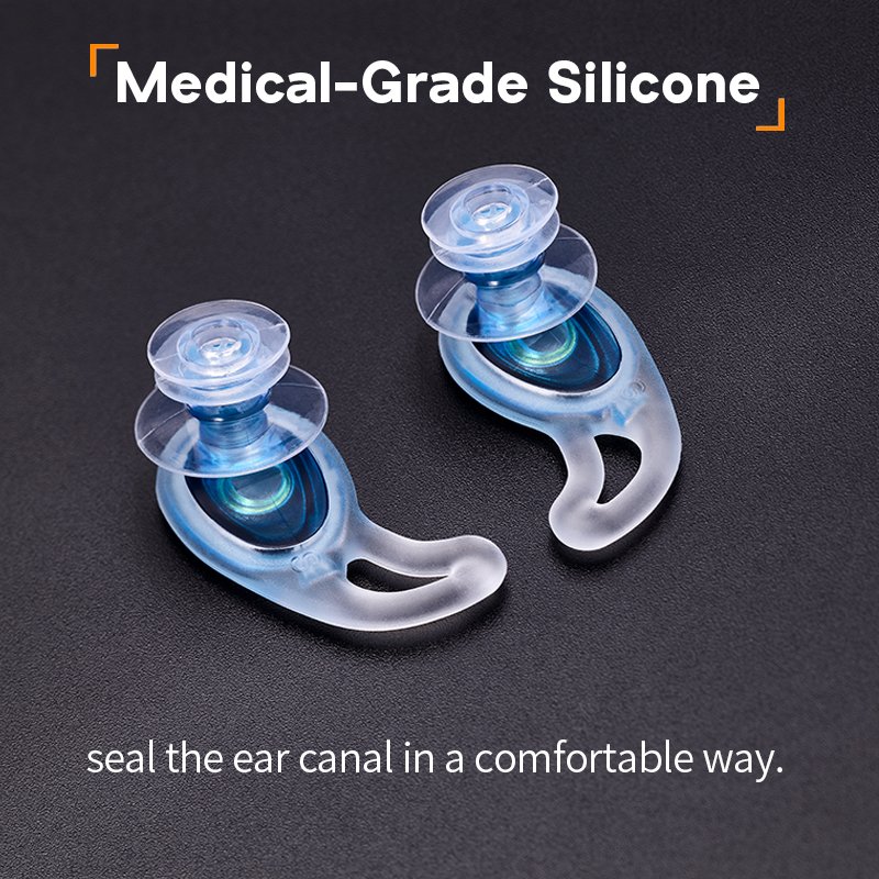 Aqua Ear Plugs for Water Sports Earplug for Safety Ear Protection Washable Ear Plugs