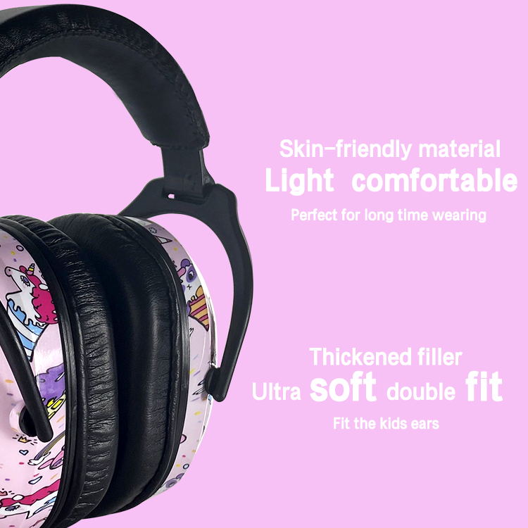 Amazo Hot Sell Adjustable Headband Noise Cancelling Baby Earmuffs Children Earmuffs Children Hearing Protection
