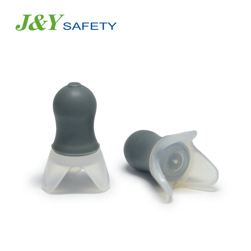 New Type Airplane Travelling Reusable Earplug Silicone Ear Plugs With Case