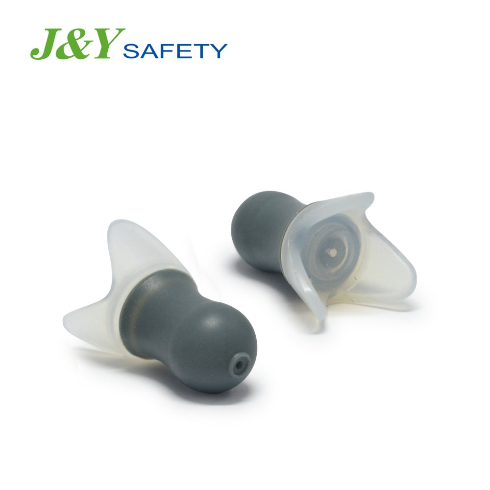 New Type Airplane Travelling Reusable Earplug Silicone Ear Plugs With Case