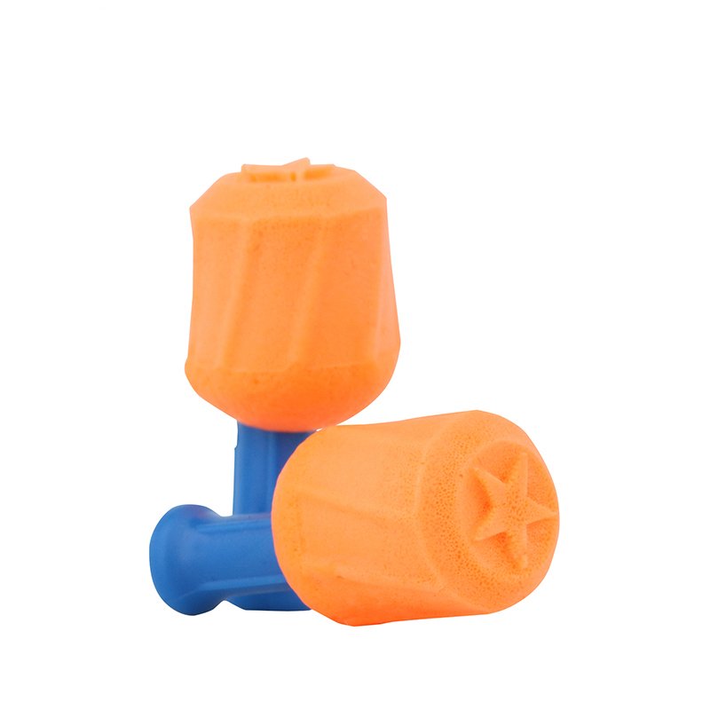 ANSI Ce Certificated Mushroom Silicone Ear Plugs Cord Hearing Protective Noise Reduction Earplugs Eye Protection Safety Feature