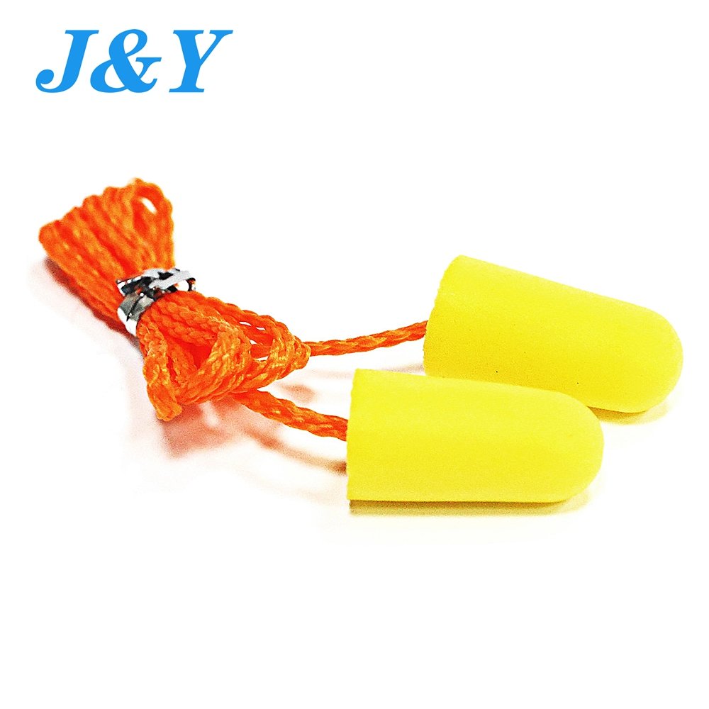 Free Sample Soft PU Foam Earplugs Comfortable Noise Reduction Ear Plugs with Safety Features for Hearing Protection
