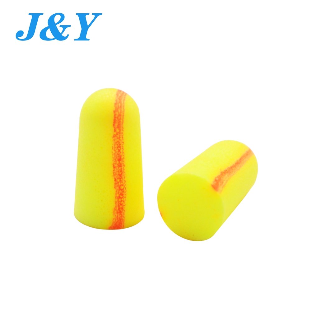 Free Sample Soft PU Foam Earplugs Comfortable Noise Reduction Ear Plugs with Safety Features for Hearing Protection
