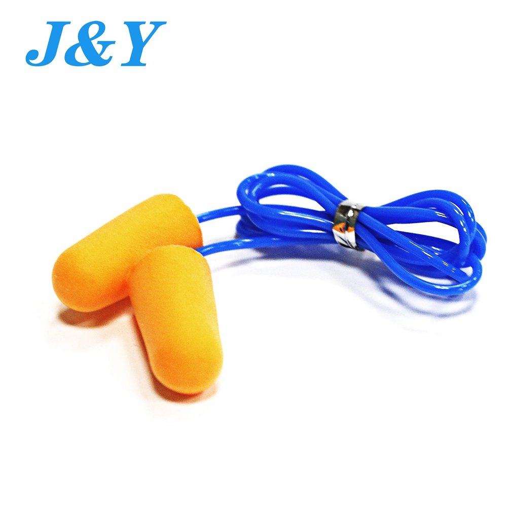 Free Sample Soft PU Foam Earplugs Comfortable Noise Reduction Ear Plugs with Safety Features for Hearing Protection