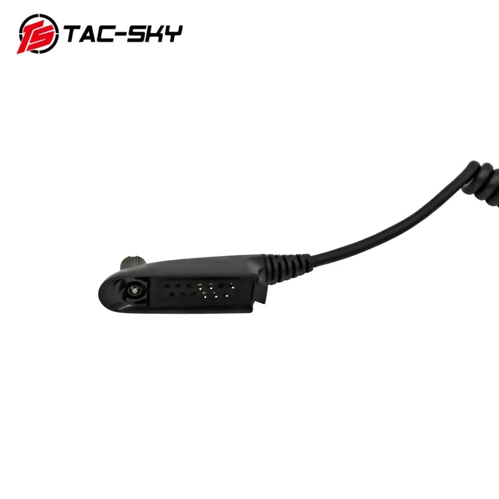 TAC-SKY Tactical Headset PTT Adapter U94 PTT is Suitable for Motorola Walkie-Talkies GP140 GP320 GP328 GP338 GP340