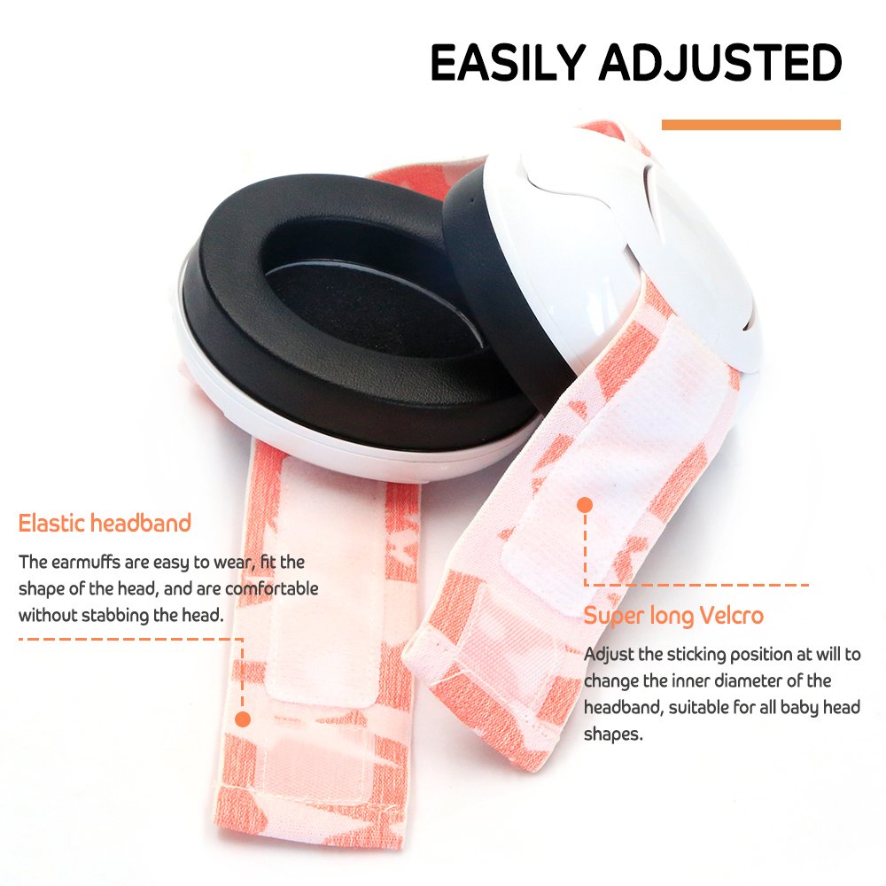 New Design Soundproof Comfortable Hearing Protection Ear muffs for Babies and Toddlers