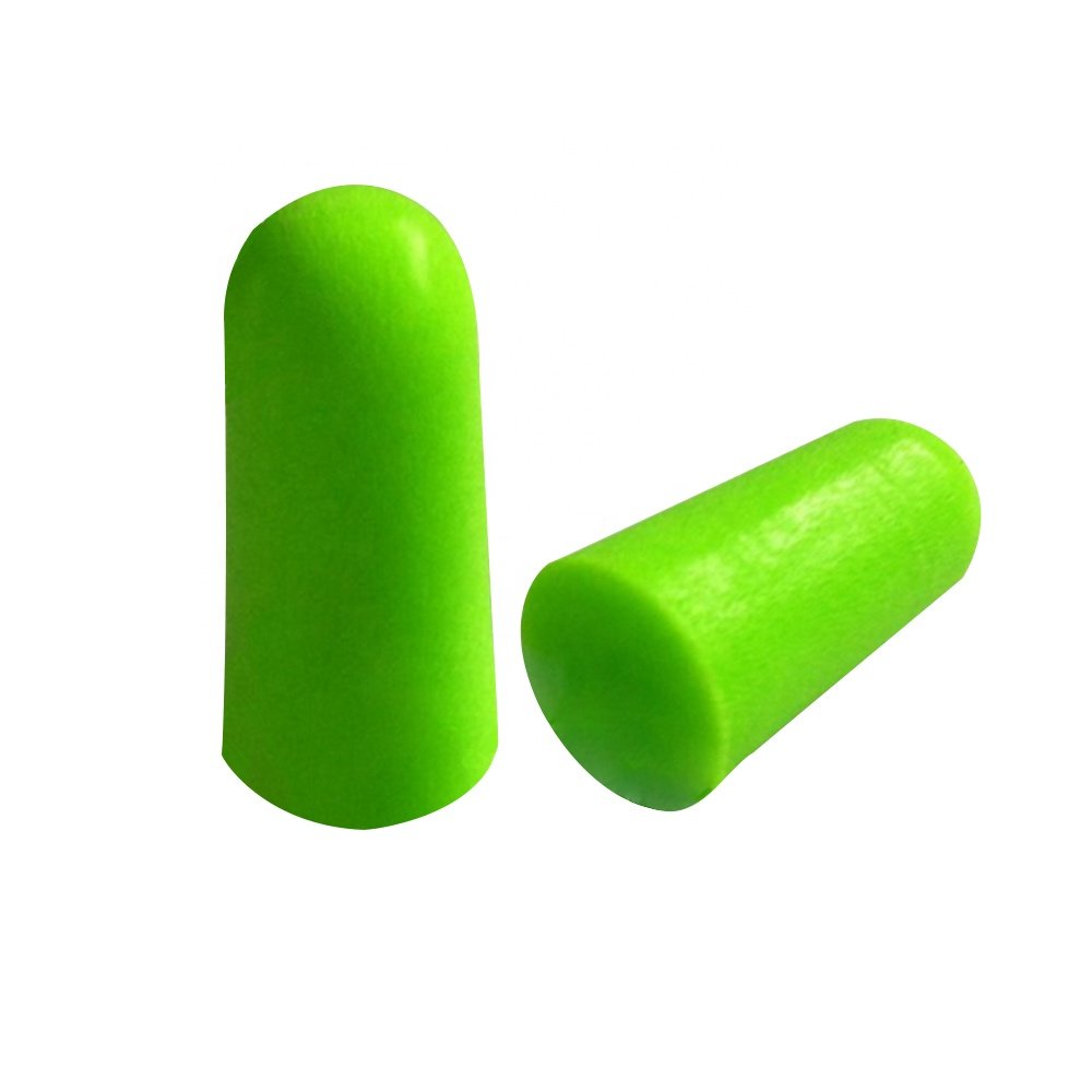 Disposable Noise Cancelling earplugs PU Foam Soundproof Hearing Protection ear plugs with CE
