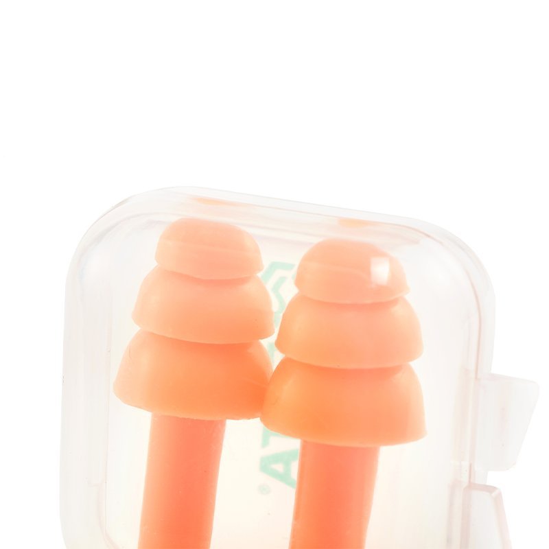 SATA SNR32DB Soft and Comfortable Christmas Tree Silicone Earplugs without Cord Noise Reduction for Work and Sleep with Case