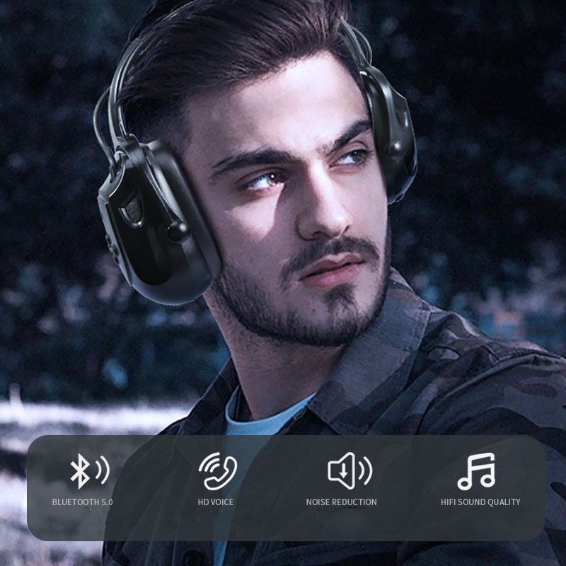Hot Sell Ear Defender Communication Tactical Wireless Bluetooth Headphone Ear Protection Shooting Headset
