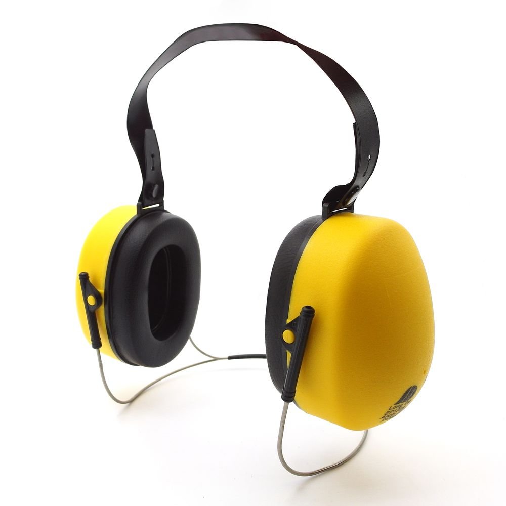 Behind neck earmuff CE ANSI approved for hearing protection