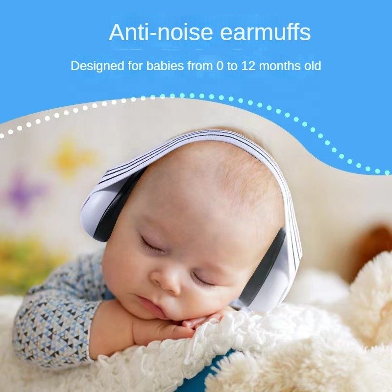 Anti-noise Soundproof Hearing Protection Earmuff Sleeping Ear Muff For Babies