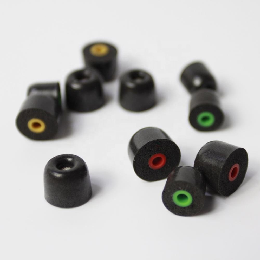 Slow Rebound Memory Foam Earphones Ear Tips for Noise Reduction and Hearing Protection