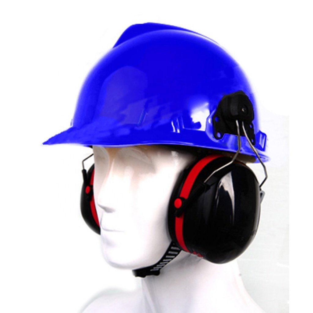 105 H10P3E Helmet-type Earmuffs noise cancelling Labor Protection Noise Reduction Earmuff