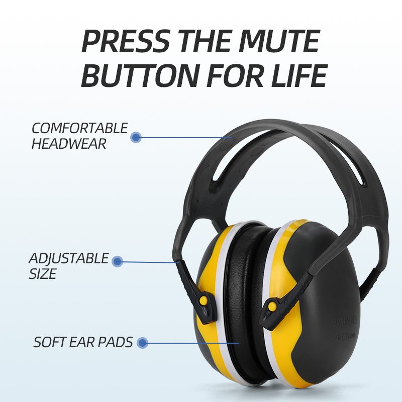 Adult Hearing Protection Ear Muffs China Manufacturer's Hearing Protection Earmuffs for Adults