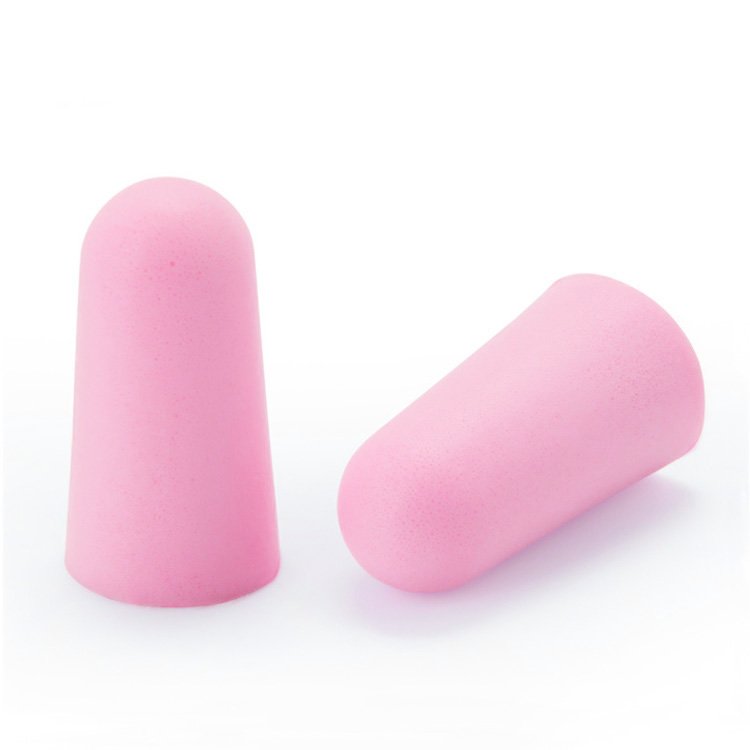 5 Pairs PU Foam Ear Plug Custom Logo Anti-noise Sponge Earplugs for Sleeping Snoring