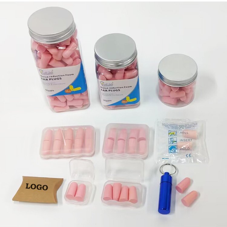 38dB SNR Noise Reduction Earplugs PU Foam Ear Plugs for Sleeping