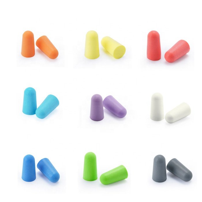 38dB SNR Noise Reduction Earplugs PU Foam Ear Plugs for Sleeping