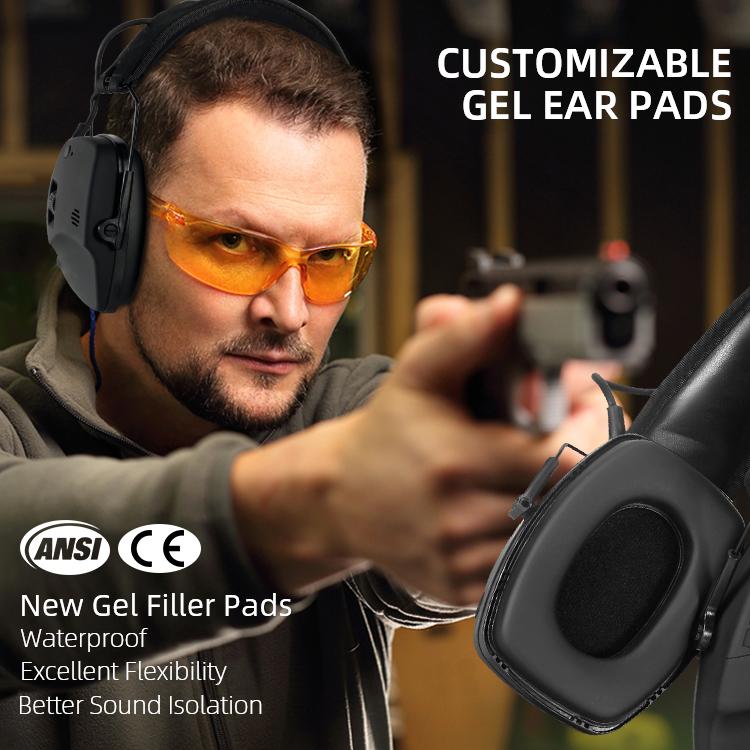 Active Noise Cancelling Headphones Bluetooth Wireless Sound-proof Headset Ear Protection Bluetooth noise reduction earmuffs