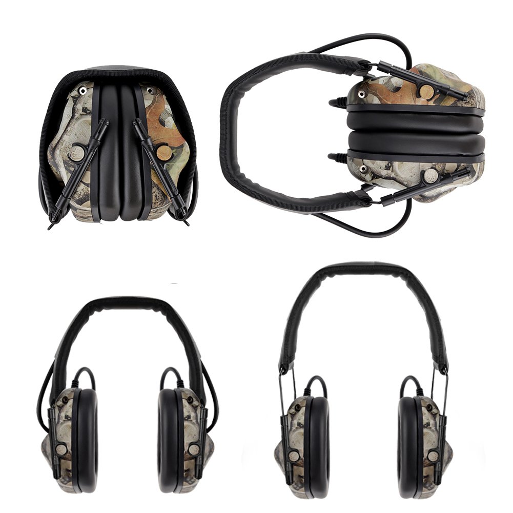 OEM ODM Electronic shooting ear protection silicone earmuffs noise reduction amplification hunting hearing protector