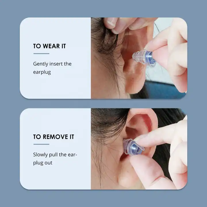 Wholesale Custom Logo Silicone EarPlugs Adjustable Noise Reduction Sound Proof Hearing Protection for Sleep Safety First