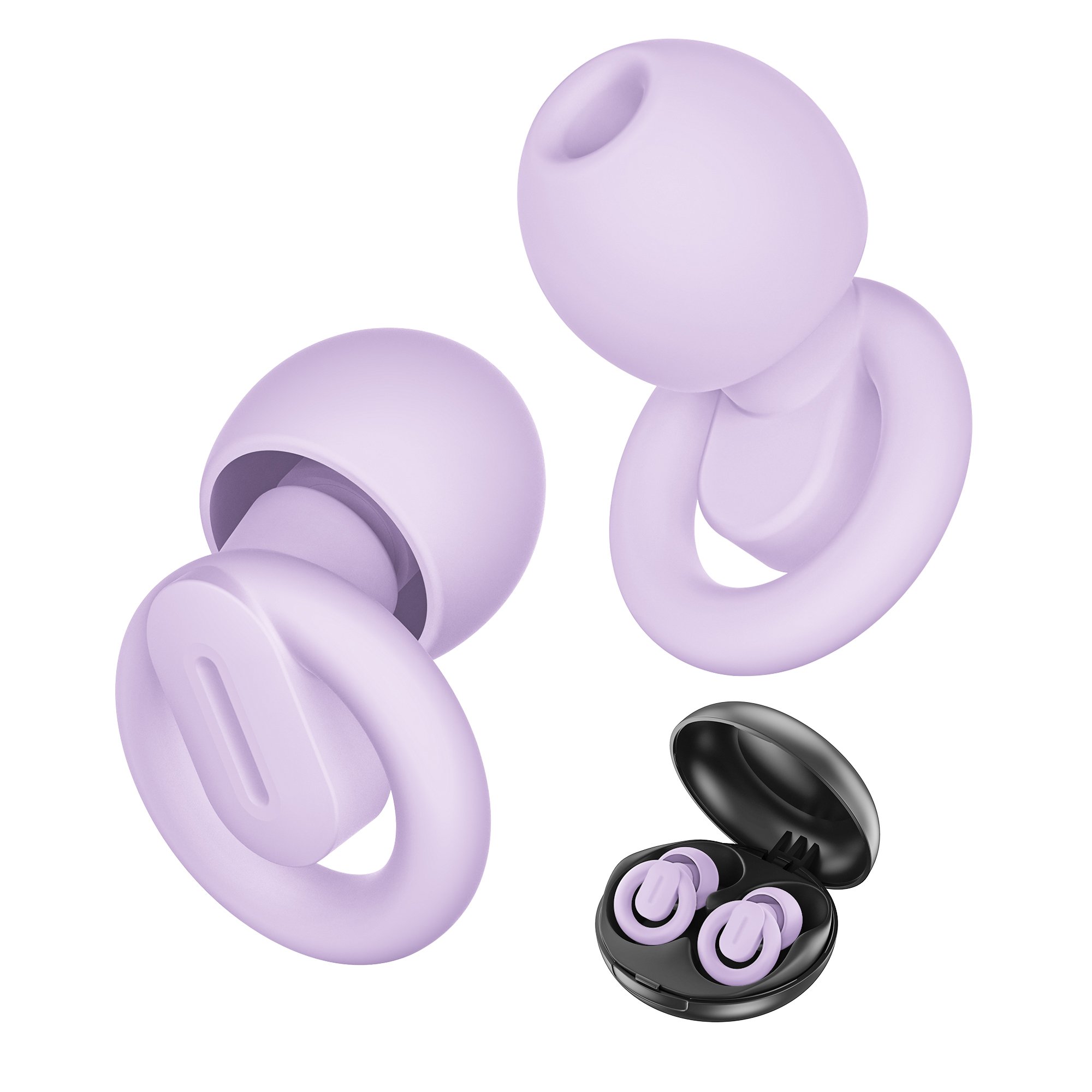 Custom Hearing Protection Reusable Noise Cancelling Ear Plugs Soundproof Silicone Ear plugs for sleep