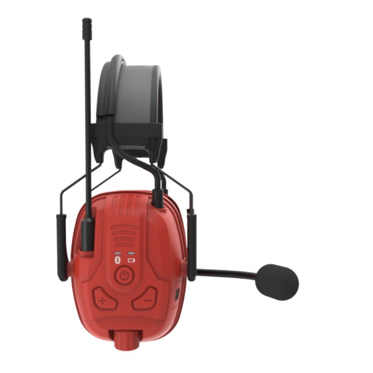 Rongxiang MG700 walkie talkie built in noise canceling earmuffs VOXWireless Cancel Rechargeable communicate earmuffs