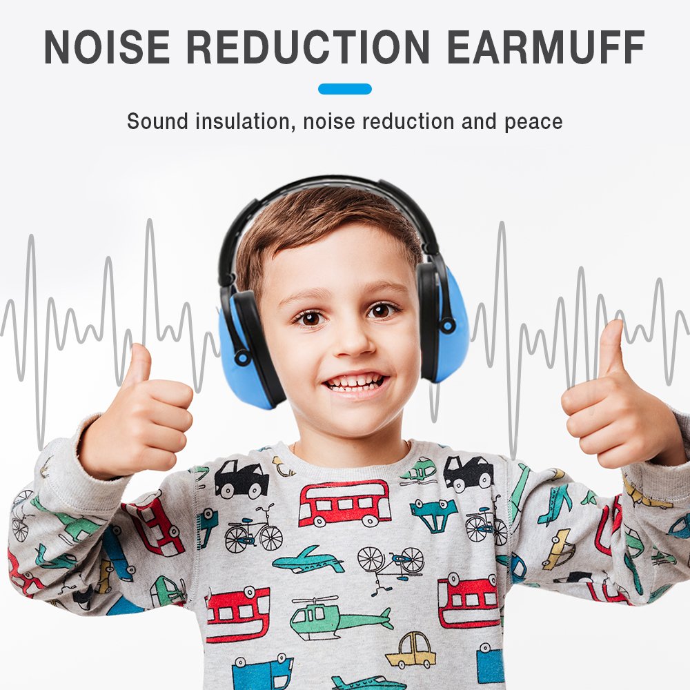 SNR travel kids hearing earmuff ear protection for air pressure release with CE