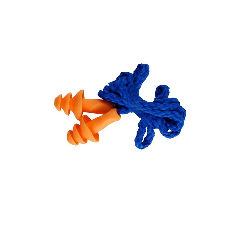 Corded Earplugs Reusable Soft Comfortable Noise Reduction Earplugs Christmas tree-shaped diving earplugs for Sleep Construction