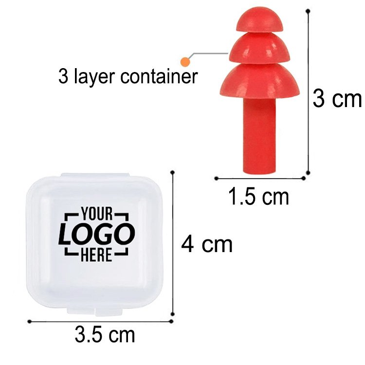 Custom Silicone Ear Plugs Reusable Earplugs Noise Reduction Ear Plugs Soft Waterproof Earplugs Hearing Protection for Concert