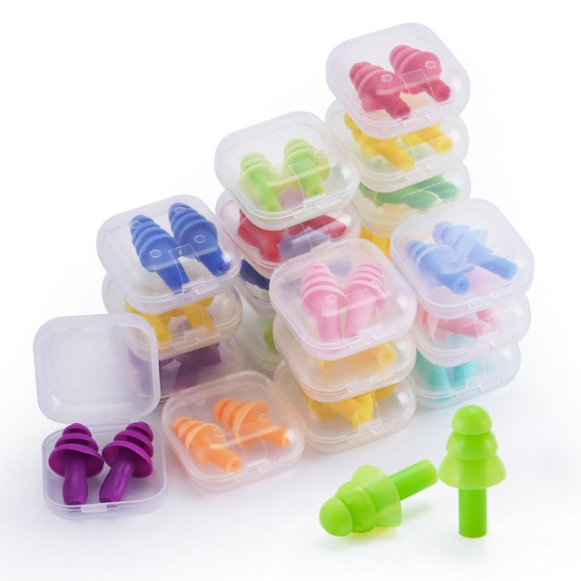 Custom Silicone Ear Plugs Reusable Earplugs Noise Reduction Ear Plugs Soft Waterproof Earplugs Hearing Protection for Concert