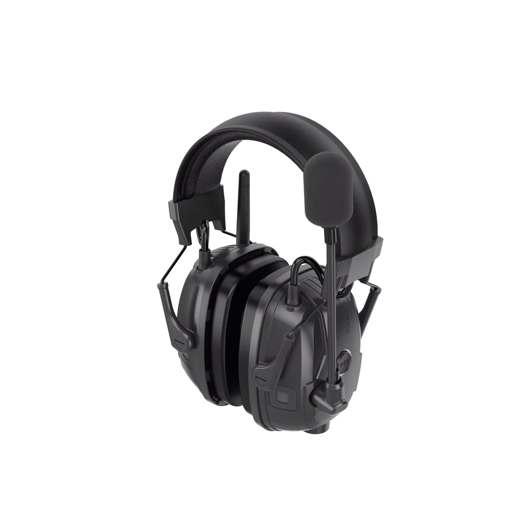 RONGXIANG CE EN352 NRR25dB Type-C Full Duplex Rechargeable Hearing Protection Mining Safety Earmuff FDM-10