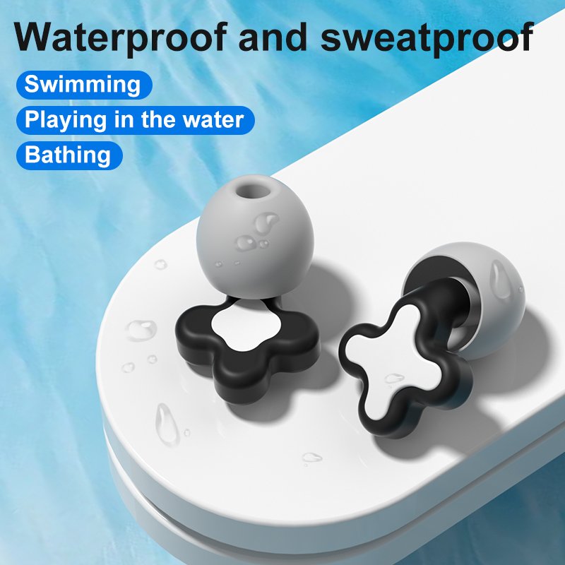 Reusable Electroplated Color Silicone Earplugs Sleep Noise Cancelling Hearing Protection Insulated Reusable Earplugs Accessories