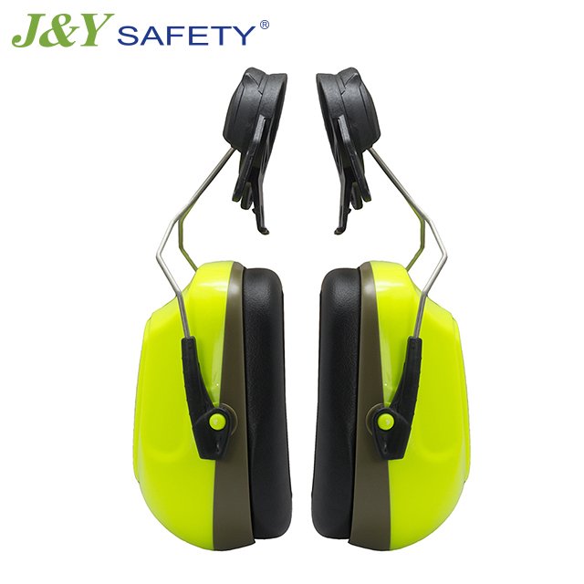 Noise Reduction Safety Foam Ear Muffs Hearing Protection Earmuffs Cap For Construction Site