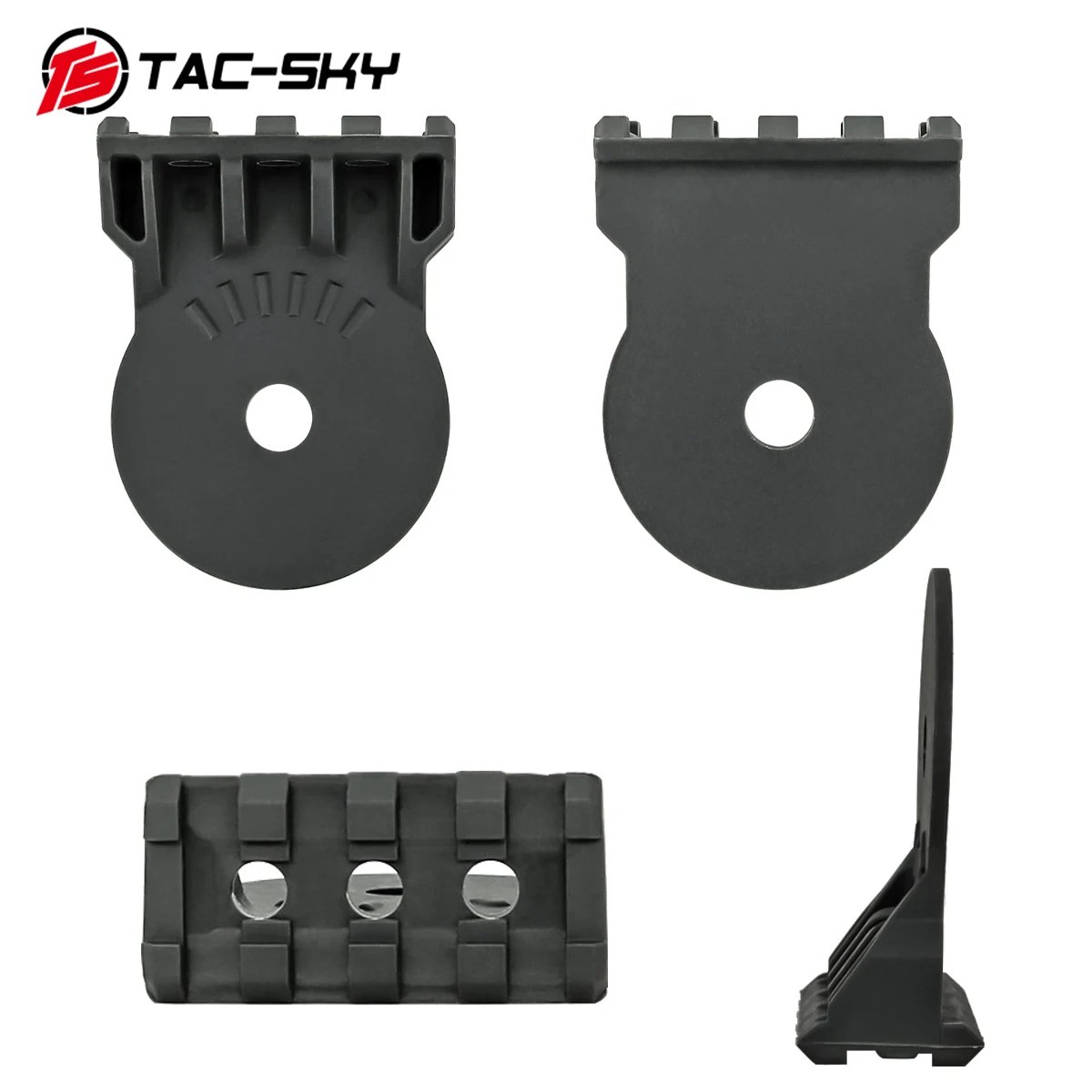 TS TAC-SKY Tactical Helmet Rail Adapter Tactical Flashlight Mounting Kit for Tactical Shooting M300 M600 Tactical Flashlight