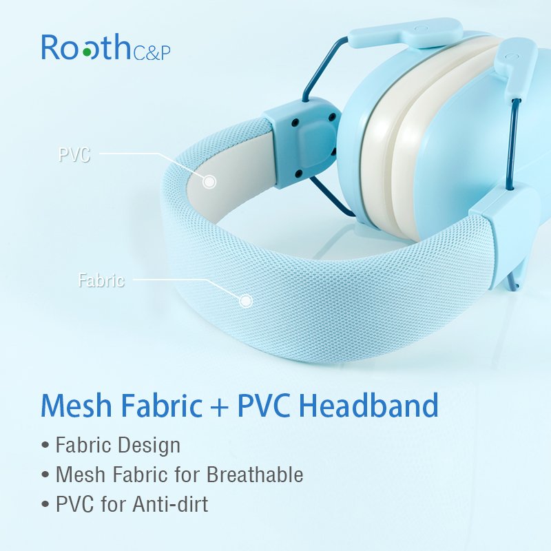 Hearing protective headphone for toddler teen lightweight foldable headphone for concentration