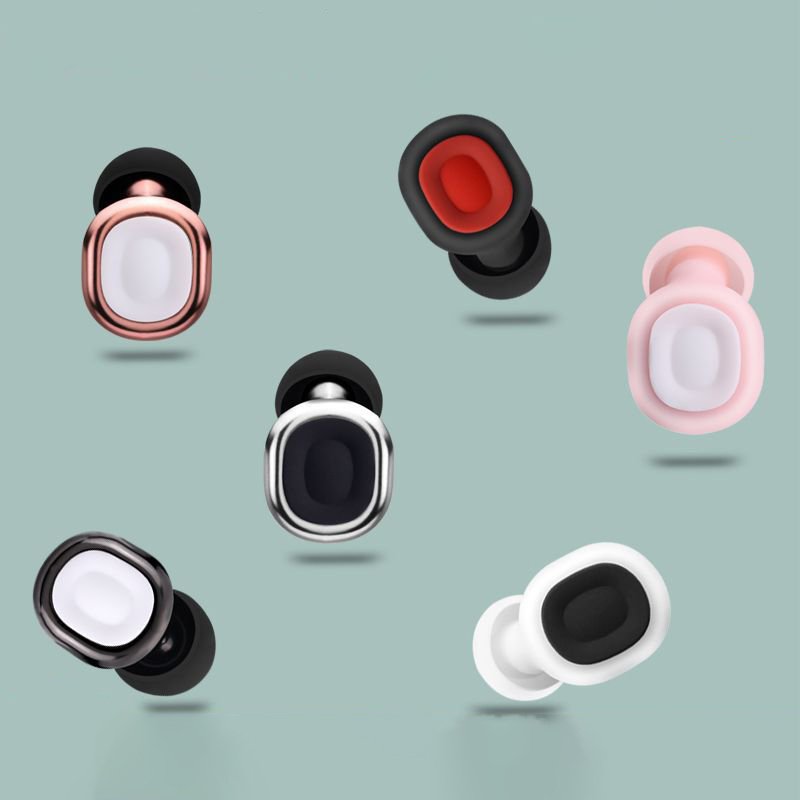 Silicone Ear plugs Reusable Soft Comfortable Filter Earplugs for Noise Reduction, estival,Music,Sleeping