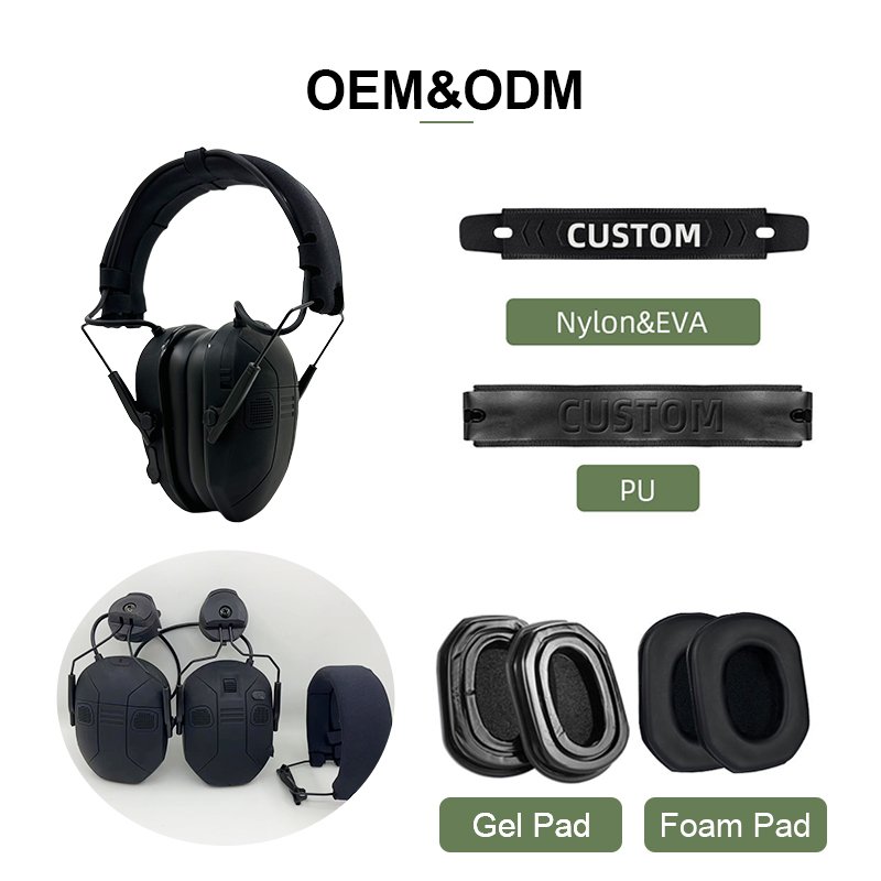 Reliable Safety Hearing Protection Noise Cancelling Shooting Headphone Bluetooth Ear Muffs Defender Tactical Electronic Earmuff
