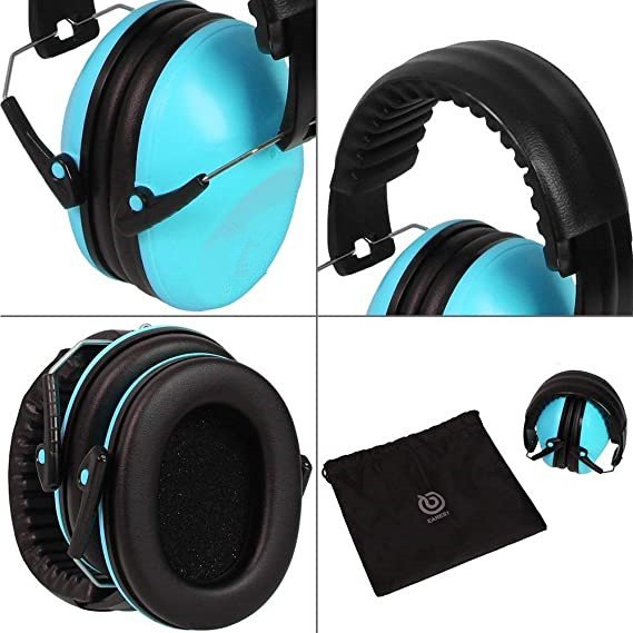 Wejump Custom Logo Hearing Protection Noise Reduction Cancelling Kid Safety Earmuffs For Kids 26dB