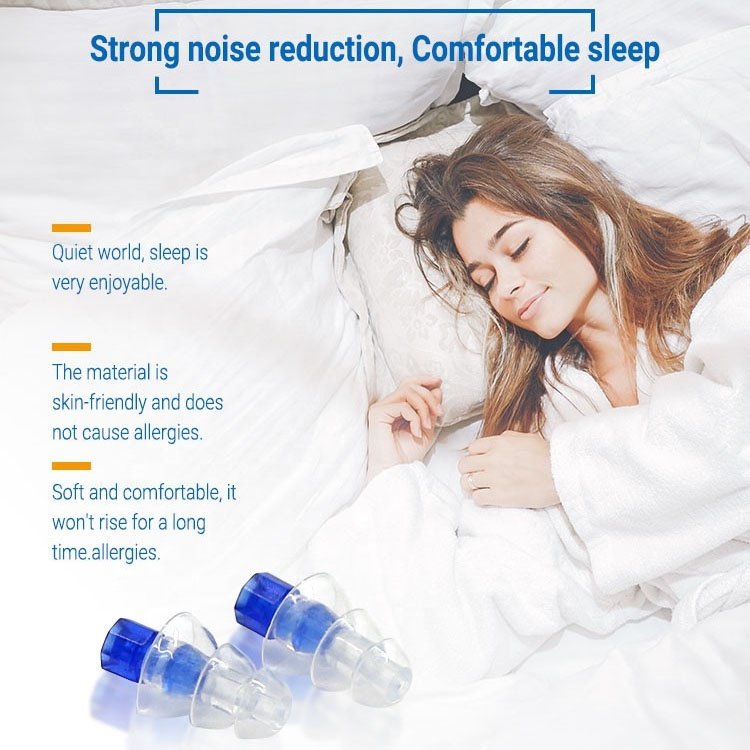 Soundproof high fidelity silicone earplug noise reduction safety ear plugs for musician worker students hearing protection