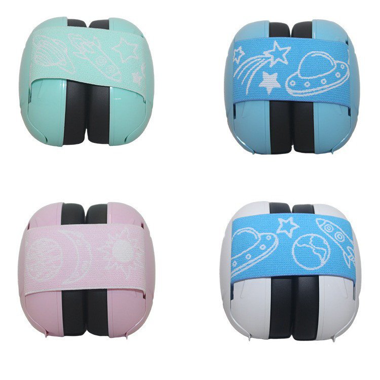 Soft adjustable earphone covers, noise reduction, baby earmuffs, children's ear protectors, baby earmuffs available in stock