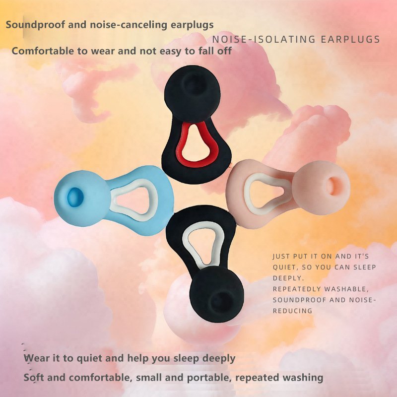 New Sleep Earplugs Noise Reduction Silicone Ear Plugs For Sleeping Studying Travel Meeting