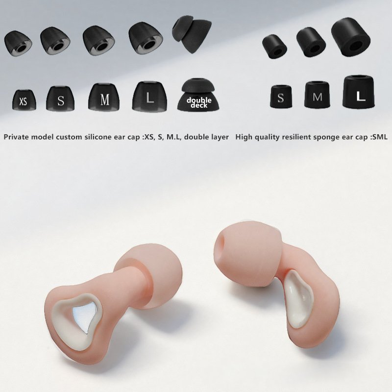 New Sleep Earplugs Noise Reduction Silicone Ear Plugs For Sleeping Studying Travel Meeting