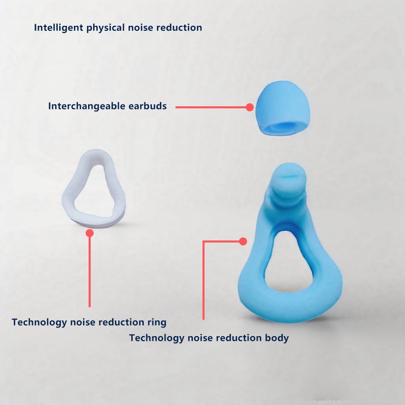 New Sleep Earplugs Noise Reduction Silicone Ear Plugs For Sleeping Studying Travel Meeting