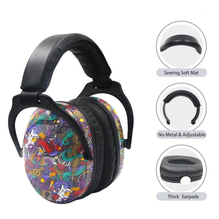 High Thick Earpads Baby Ear Protection Earmuffs Kid Safety Earmuffs Kids Hearing Protection